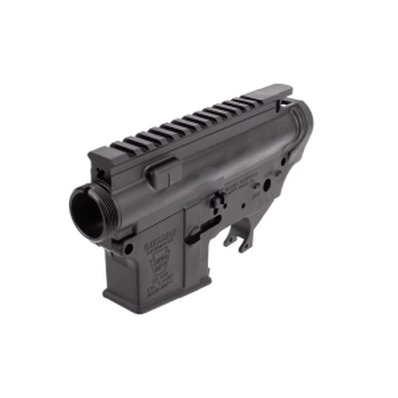 Geissele Super Duty Stripped AR-15 Receiver Set Upper/Lower - Black