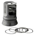 BANISH 4578 30-Gold Muzzle Brake 1/2x28 Black