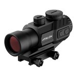 Athlon Optics Midas BTR TSP3 Prism Scope 3x 28mm TSP3 Green/Red Reticle with Picatinny Mount Matte