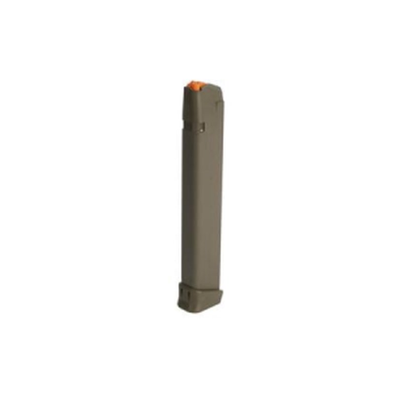 Glock 9mm 33-Round OD Green Magazine with Orange Follower (MPN 47462)
