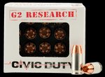 G2 Research Civic Duty 380 ACP 64gr Copper Expansion Projectile Ammo