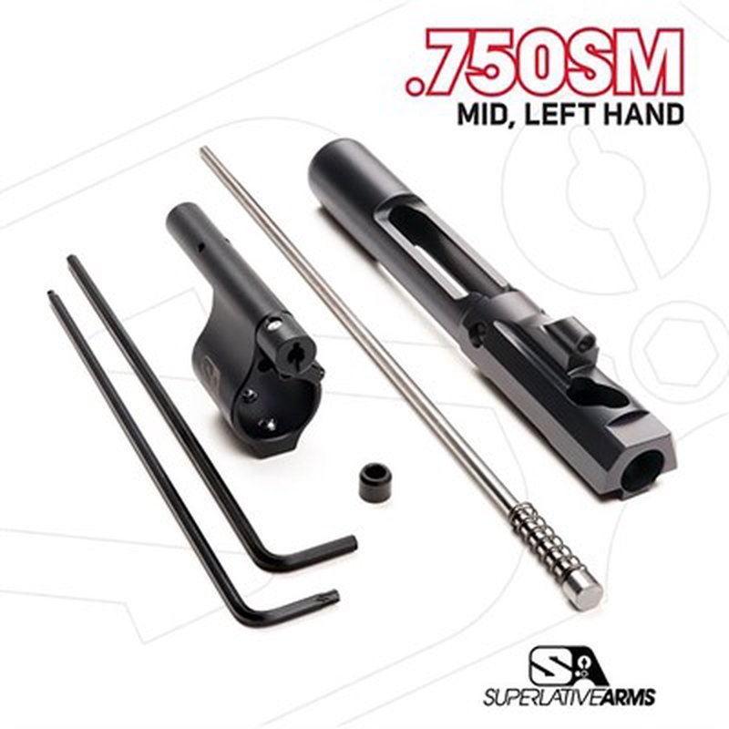 AR-15 Adjustable Piston System W/0.750" Gas Block Left Hand