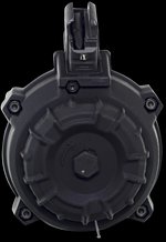 ProMag AK-47 50-Round Drum Magazine 7.62x39mm DuPont Zytel Polymer Black DRMA9