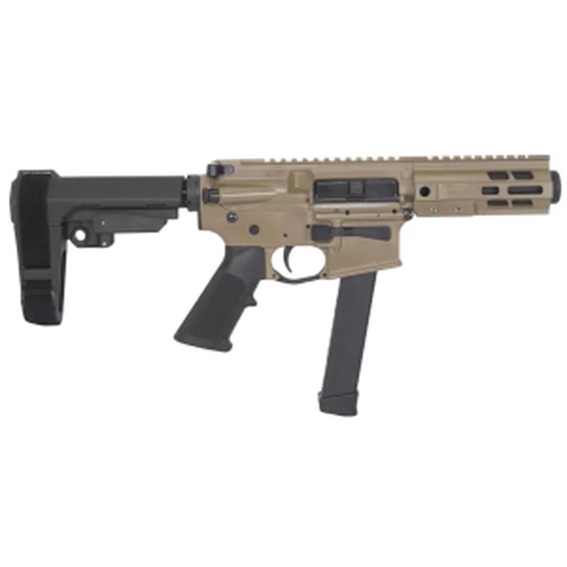 Brigade BM-9 9mm Suppressor 6.5 FDE SBA3 MLOK Mini Can