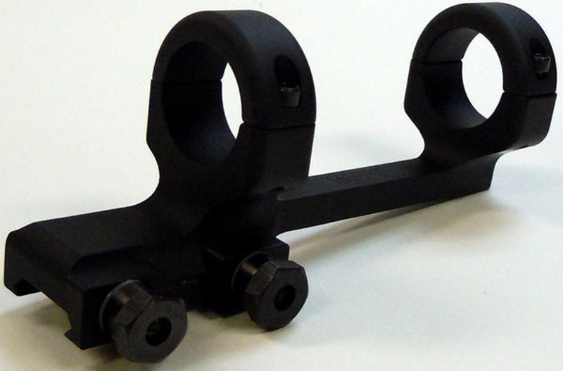 DNZ Freedom Reaper 1-Inch One-Piece Picatinny Scope Mount Aluminum Black 161FPT