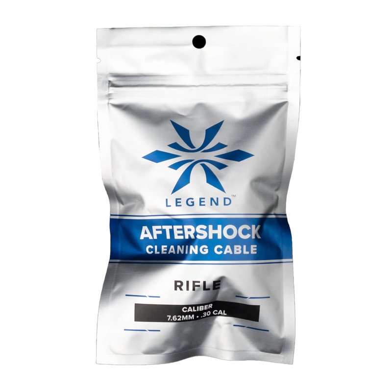 Legend Outdoor Gear Aftershock Bore Cleaning Cable .30 Cal 7.62mm rifle pull-through