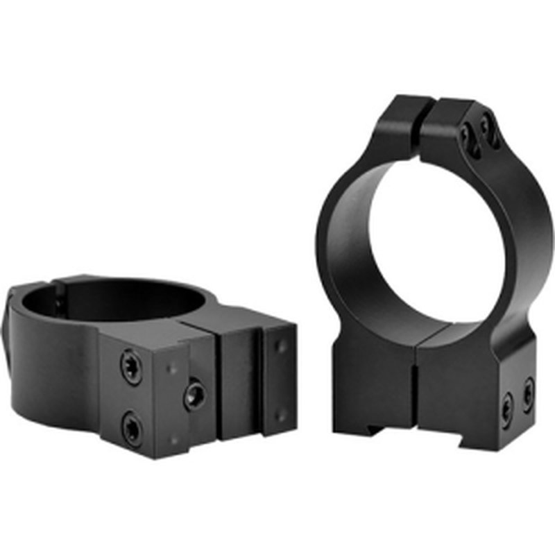 WARNE Fixed Ring 30mm High Black CZ 527 Matte