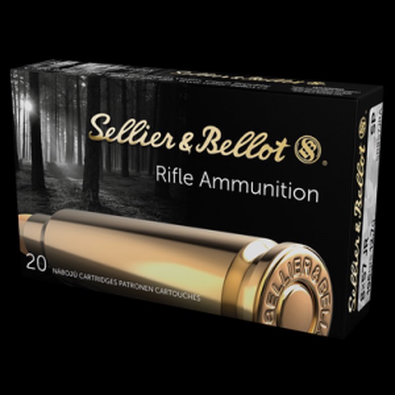 Sellier & Bellot SB857JRA 8x57mmJR Soft Point 196 Grain 20-Round Rifle Ammo