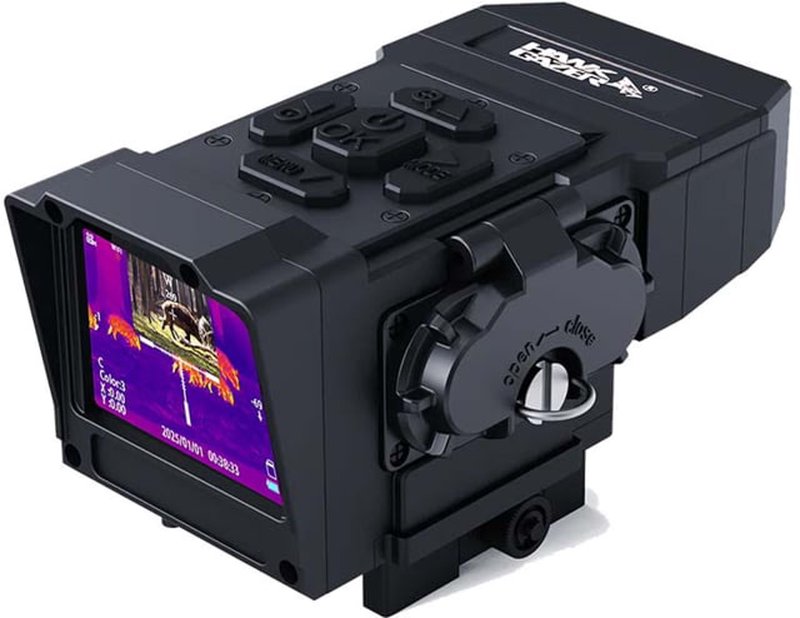 Hawk Gazer Tactical Thermal / Night Vision Combo HG-T&N-25, Black