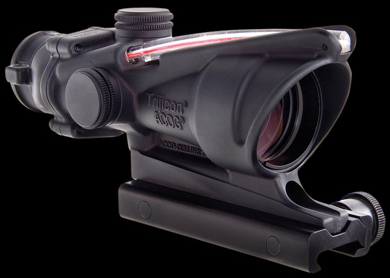 Trijicon 100219 ACOG 4x32 Illuminated Red Horseshoe BDC Reticle .223/5.56