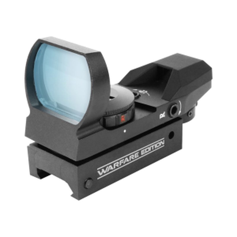 Aim Sports RT4WF1 Warfare Reflex Dual Illuminated 1x24x34mm Obj Unlimited Eye Relief 3 MOA Black