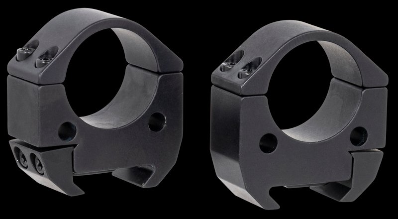 Talley Modern Sporting Scope Rings 1-Inch 0 MOA Black Anodized