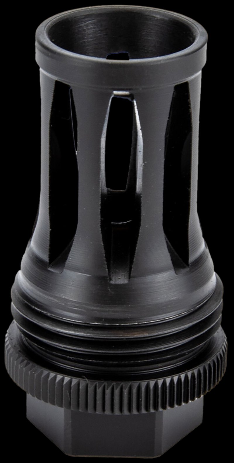 KGM Suppressors Quick Detach Flash Hider 5/8x24 Black Nitride Chromoly Steel A-QD-FH-S-2