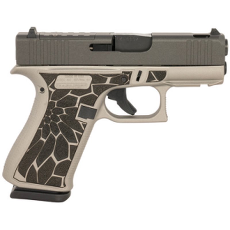 Glock G43X 9mm Pistol 3.41 Inch Barrel Titanium Finish