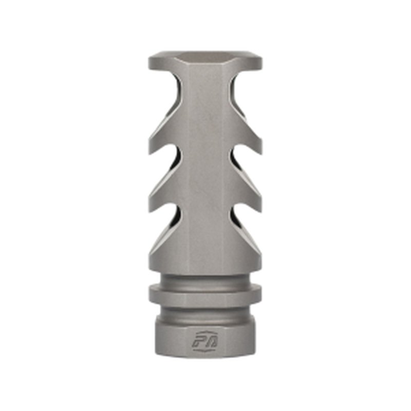 Precision Armament M4-72 Severe-Duty Compensator Muzzle Brake 7.62mm, 308 Caliber 14x1mm Thread Stainless