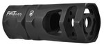 Phase 5 FATman 5/8-24 Hex Muzzle Brake, .308 Win/7.62x51mm/.300 Blackout, Parkerized Black - FATman