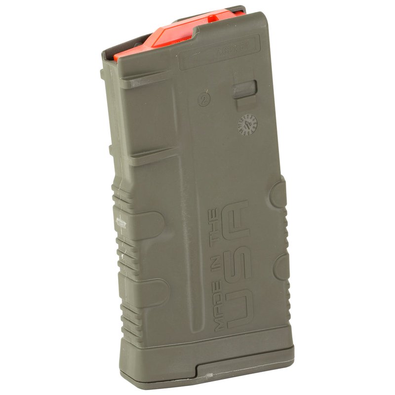 Amend2 MOD 2 SR-25 AR-10 7.62x51 NATO Polymer Magazine 20 Round OD Green