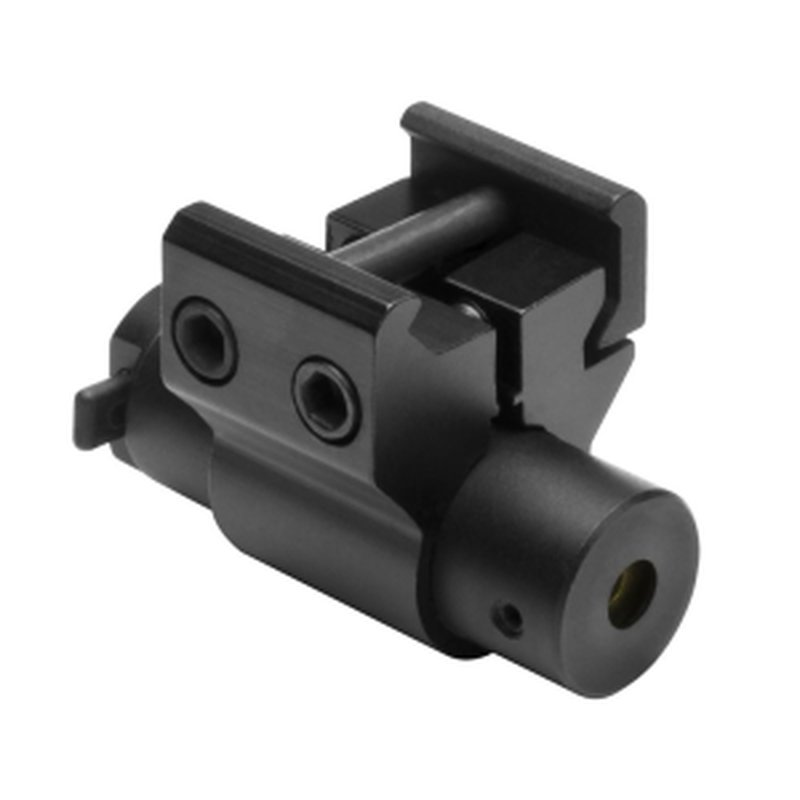 Compact Red Laser Sight with Weaver Mount Black