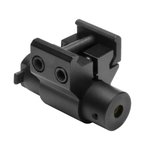 Compact Red Laser Sight with Weaver Mount Black