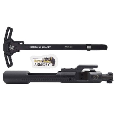 BHA Precision AR-15 6.5 / 6 ARC Black Nitride Complete Bolt Carrier Group - BCG w/ Warhammer Charging Handle