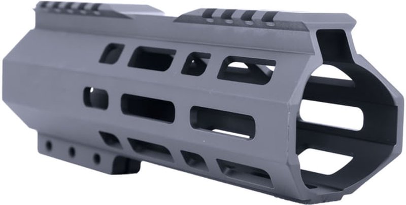 ABC RIFLE COMPANY Custom Hybrid Top Cut D-Front AR-10/DPMS LR-308 M-LOK Handguard 7in Sniper Grey