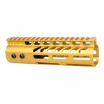 Guntec USA 4in Ultra Lightweight Thin M-LOK System Handguard w/ Monolithic Top Rail