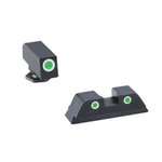 AmeriGlo GL-113 Classic Tritium 3-Dot Sight Set for Glock Black/Green