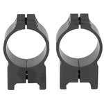 Warne 215M Maxima Vertical Ring Set Fixed For Rifle Maxima/Weaver/Picatinny High 30mm Tube Matte Black Steel
