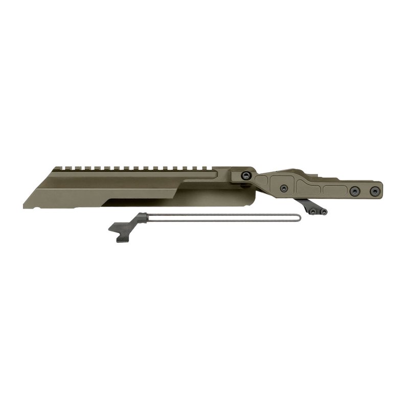 Midwest Industries AK Alpha Series Railed Top Cover Dust Cover ODG Anodized MI-AK-ALPHA-RTC-ODG