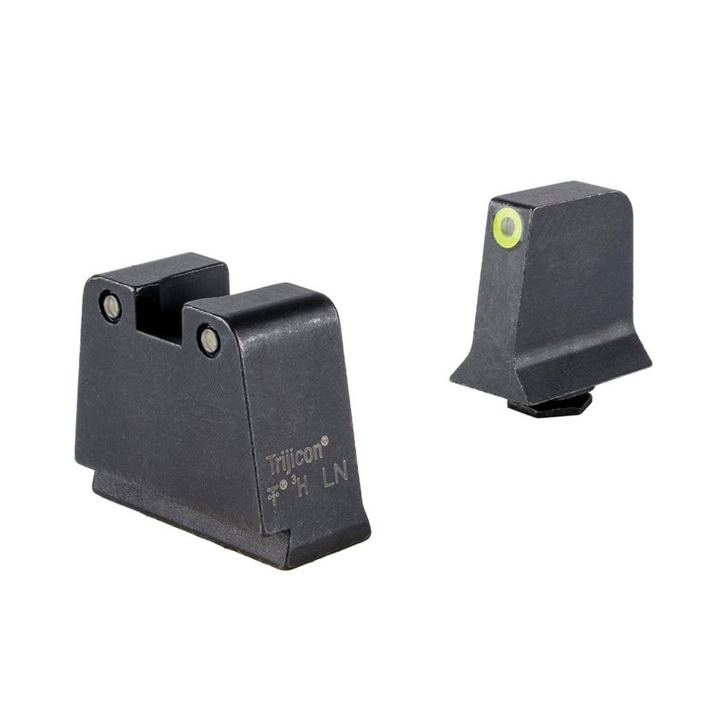 Trijicon Night Sight Set - Front/Rear Green/Green for Enhanced Low-Light Targeting - GL243-C-601143