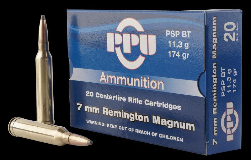 Prvi Partizan 7mm Rem Mag PSPBT 174gr Ammunition PP7RM2