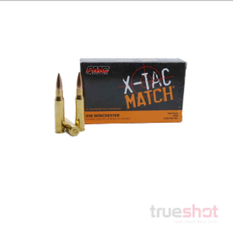 PMC X-TAC Match .308 Win 168 Grain OTM Ammo