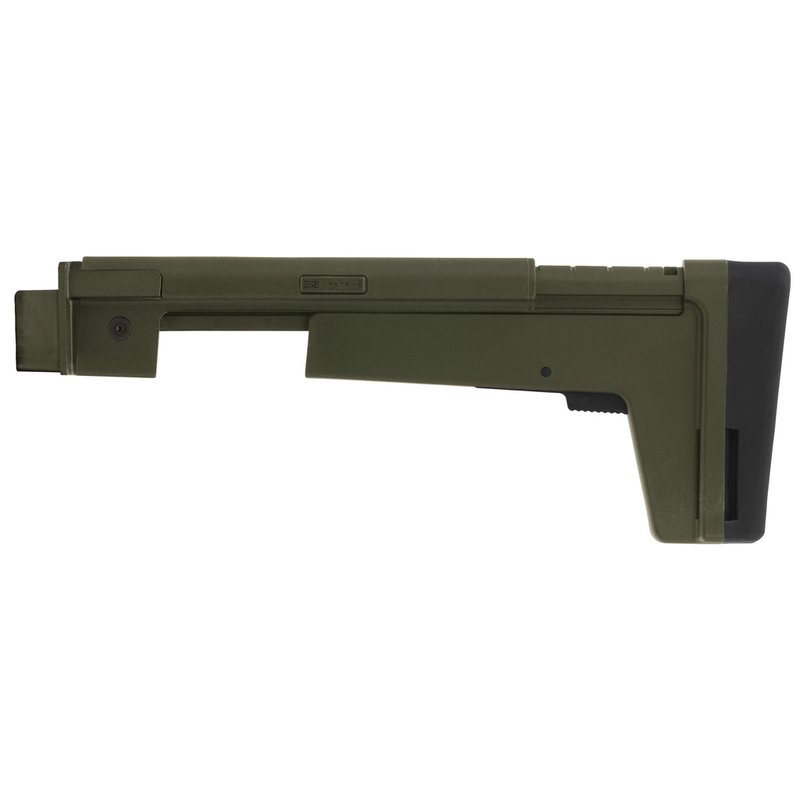 B5 Systems AKM Pattern Fixed Stock AKM-1500 Adjustable Length of Pull OD Green