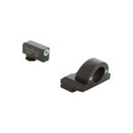 AmeriGlo Tritium Ghost Ring Sight Glock 42 43 43X 48 Green Rear White Front