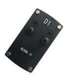 ADE Advanced Optics adapter mounting plate for red dot sight (D1) Black