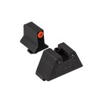 Night Fision Suppressor-Height Night Sight Set for Glock (Orange Front/Black Rear)