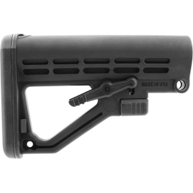 TacFire MAR082B Stock with Pad Black, 10" Length, Fits AR Platforms