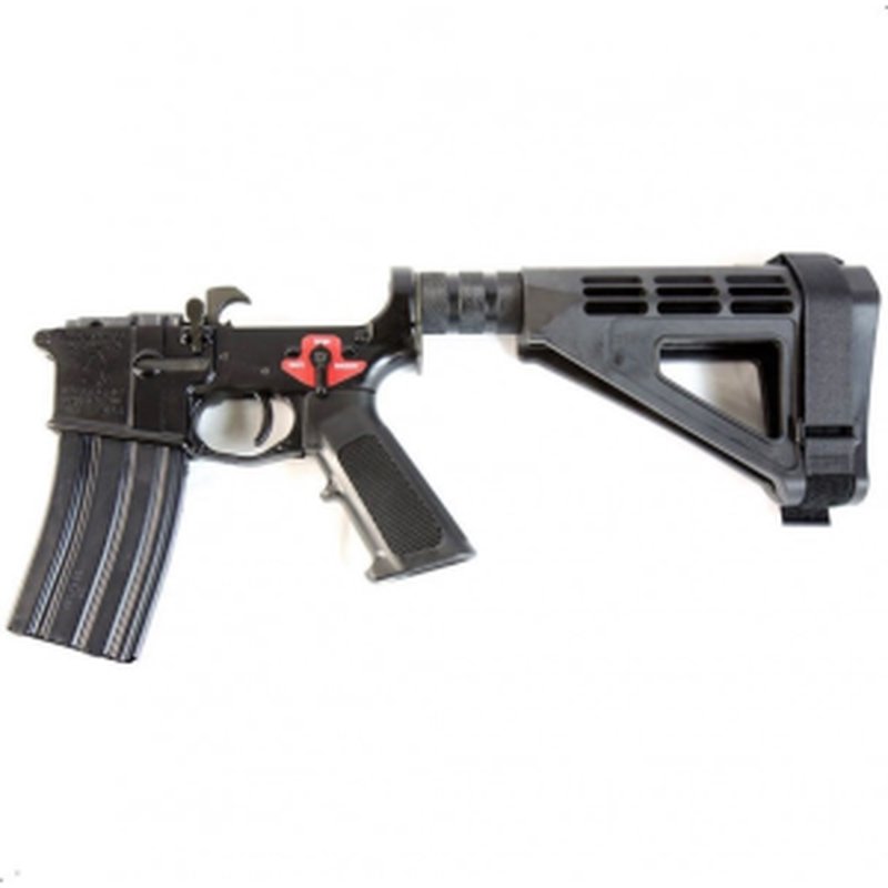 Franklin Armory 2037 BFSIII Binary Firing System III Trigger Equipped SE-SSP Complete AR Pistol Lower w/ SBM4 Brace