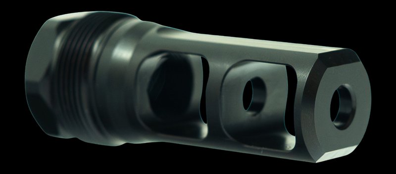 Faxon Firearms MuzzLok Plan-B Muzzle Brake 1/2x28 Stainless Nitride