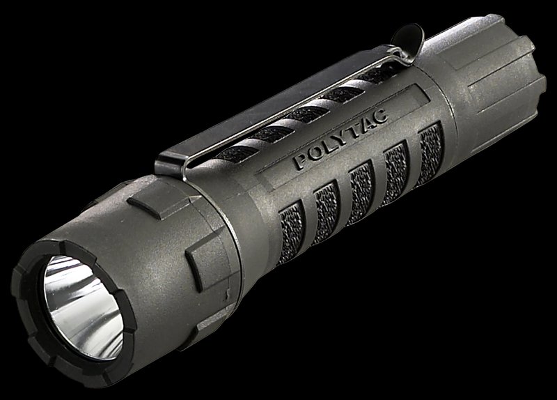 Streamlight PolyTac LED Tactical Flashlight 600 Lumens TEN-TAP Black 88850