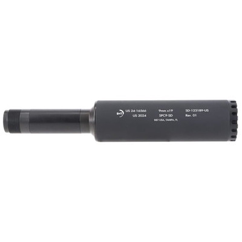 B&T SPC 9 SD Suppressor 9mm Full Length SD-123189-US