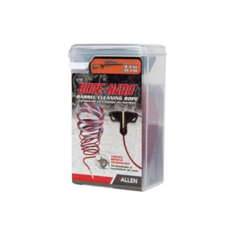 Allen Bore-Nado Rifle Barrel Cleaning Rope .35 Cal (Red) 70724