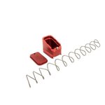 Shield Arms +5/+4 Glock magazine extension +5 for 17/19X and +4 for 22/35 (Red)