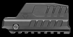 Strike Industries SMCBSH Blast Shield 4.14 Inch Black Aluminum Muzzle Accessory