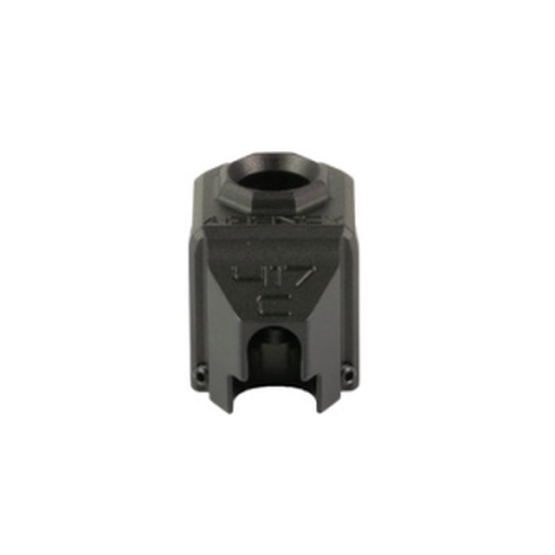 Agency Arms 417 Single-Port Compensator for Glock 43 1/2x28 Black