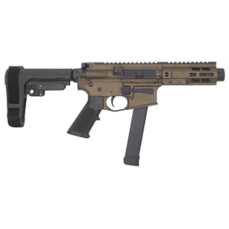 Brigade BM-9 9mm AR-15 Pistol SBA3 M-LOK Mini Can