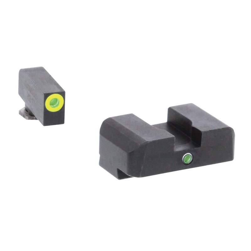 AmeriGlo I-Dot Night Sight Set Green Front/Single Rear Dot Glock Gen5