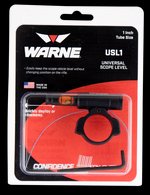 Warne Skyline Universal Scope Level for 1-Inch Scope Tubes Aluminum Ambidextrous USL1