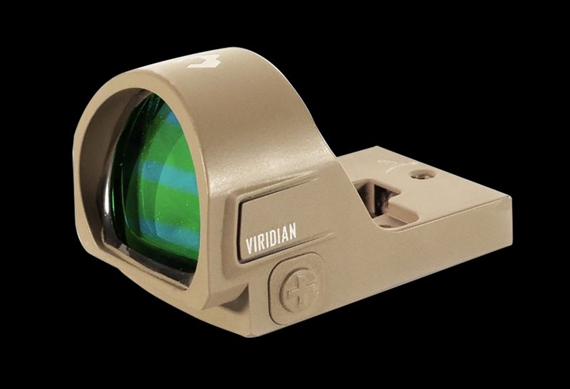 Viridian RFX35 Green Dot Reflex Sight 1x22-26mm 3 MOA Flat Dark Earth