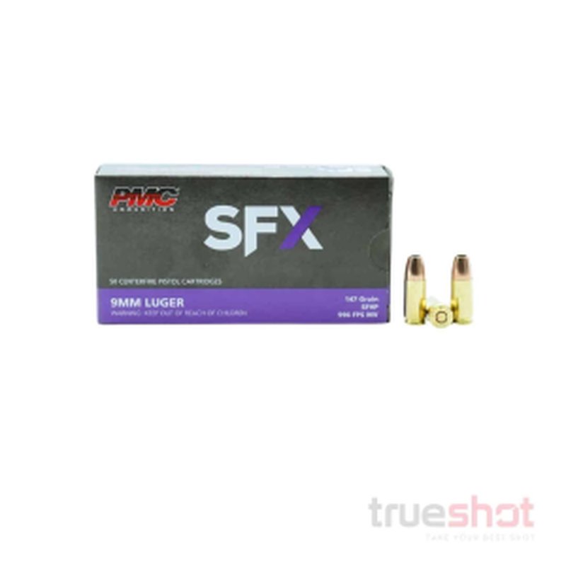 PMC SFX 9mm 147 Grain Jacketed Hollow Point Ammunition